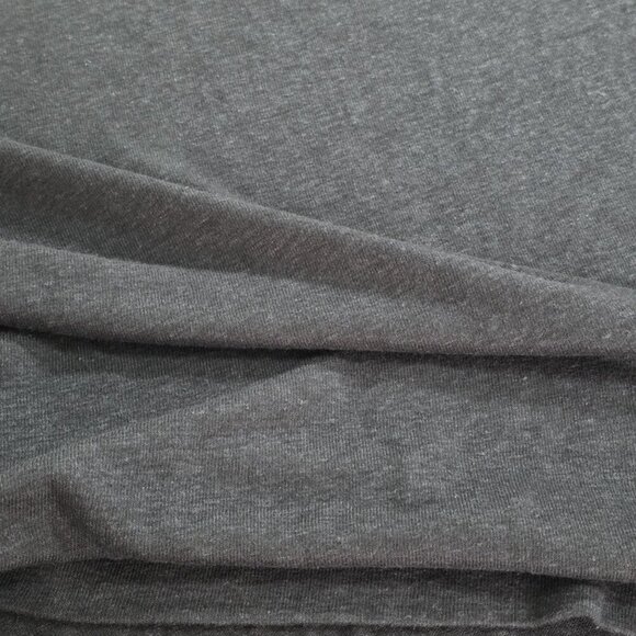 Old Navy T Shirt Maxi Dress 3X Black SS Linen Blend Slits Pullover Goth Cottage - Picture 10 of 15